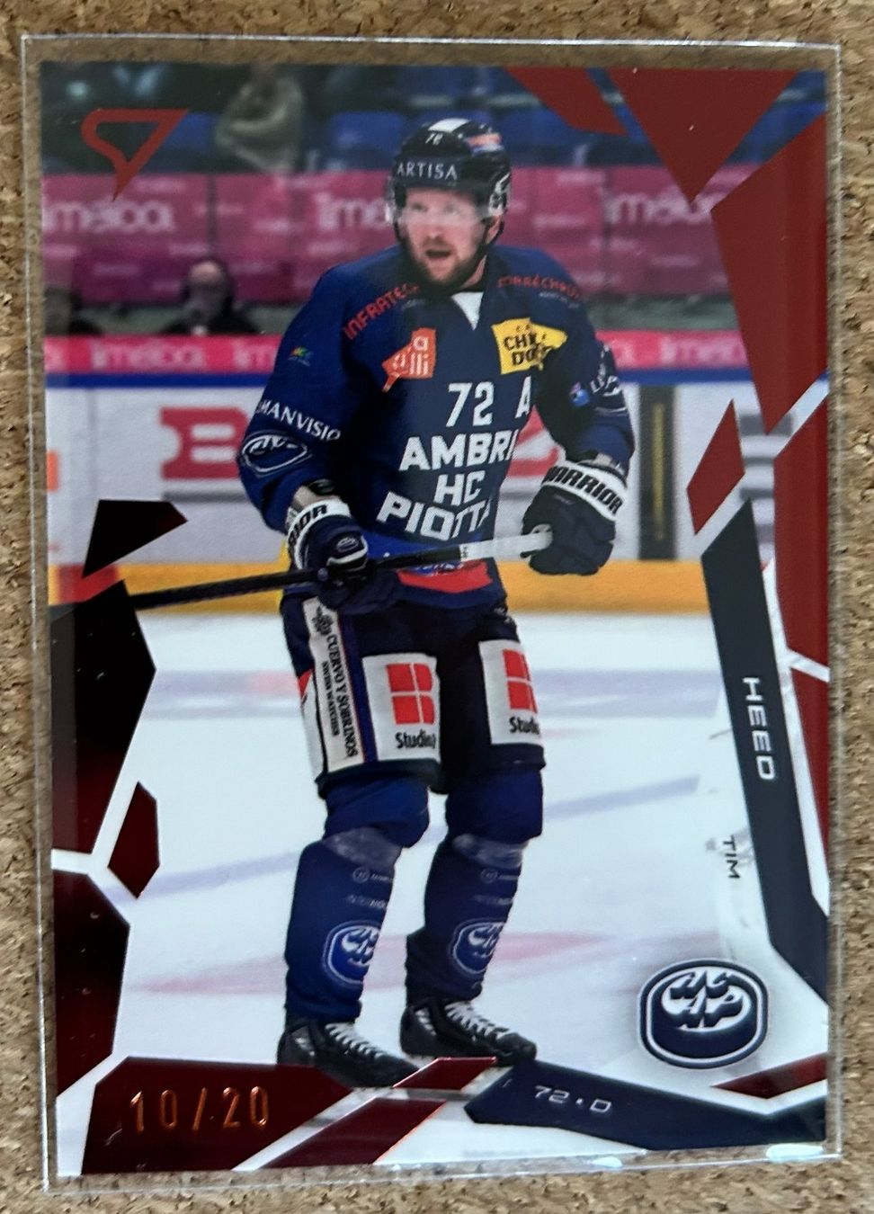 Sportzoo Carte collezionabili: HC Ambri-Piotta Red Parallel Tim Heed 10/20 – Nuovo (secondo la descrizione) da Cham venduto da 9inches