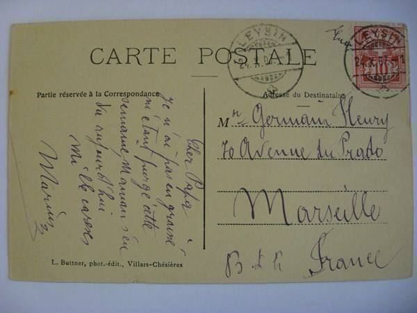 Cartoline postali: AK  Vieux Pont sur La Petit Gryonne – Usato da Gundetswil venduto da Egro01 1