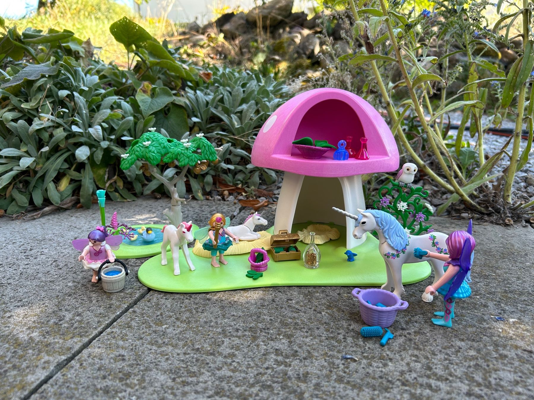 Playmobil Giocattoli: Playmobil Feenwäldchen mit Einhornpflege – Usato da Bubikon venduto da Bubikonerin