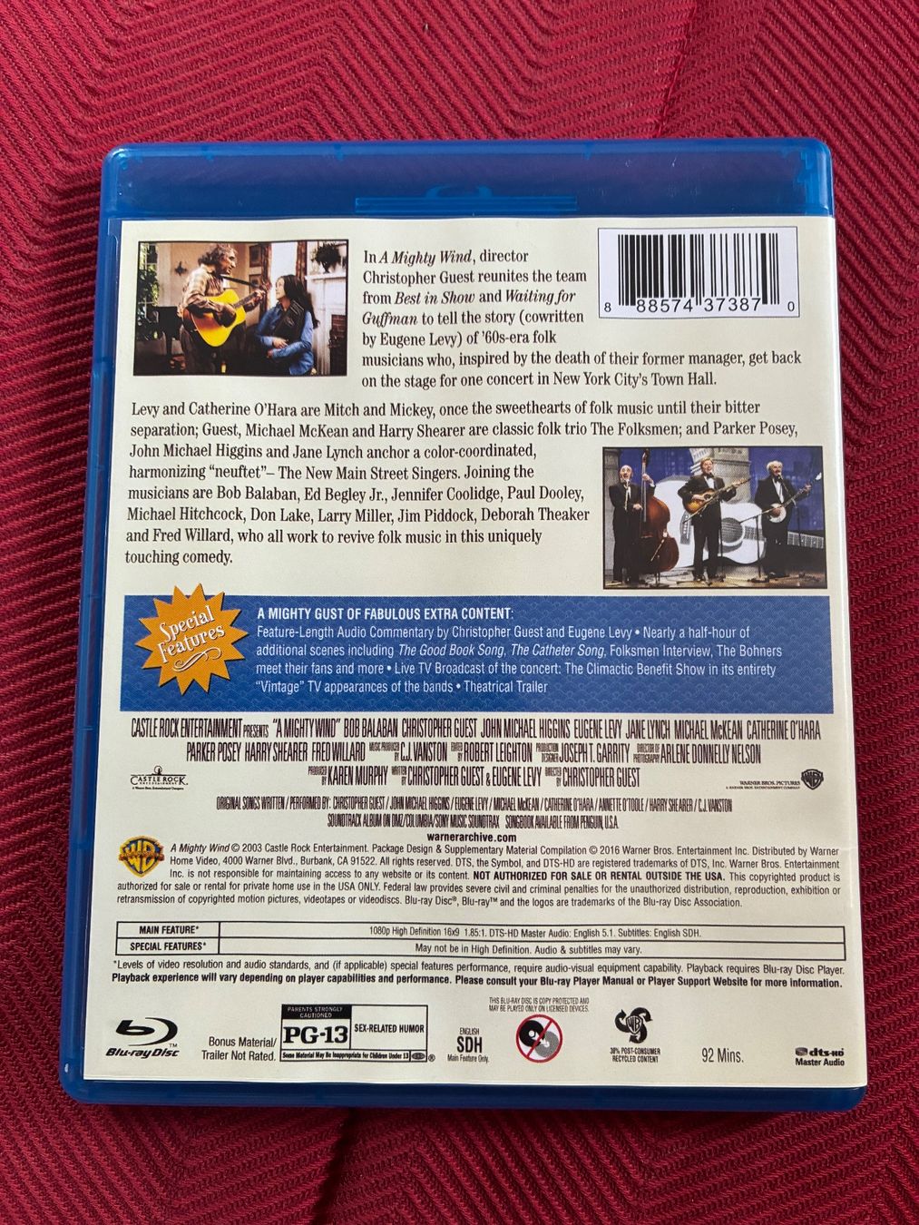 Tutti i DVDs: A Mighty Wind (Warner Archive Blu-Ray) – Usato da Seuzach venduto da ephi7 1