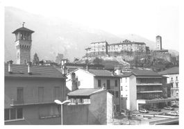 Bellinzona TI Vera foto 12,5 x 9 cm rara veduta parziale