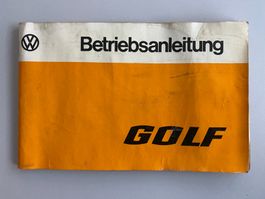 VW Golf Betriebsanleitung (1977)