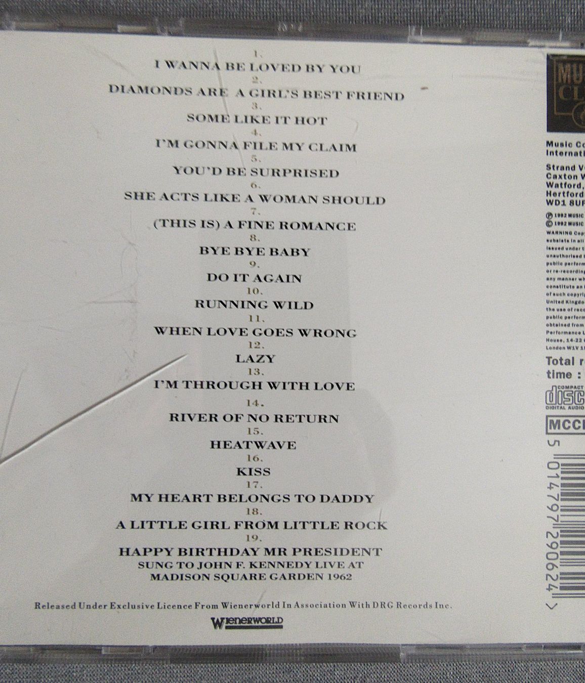 CDs: CD - Marilyn Monroe - The Essential Recordings – Gebraucht aus Auenstein von Padabimbim 2