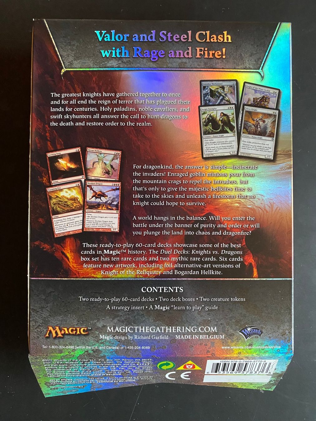 Magic The Gathering Carte collezionabili: Magic: The Gathering Duel Decks: Knights vs. Dragons – Usato da Engelberg venduto da Delraich 1