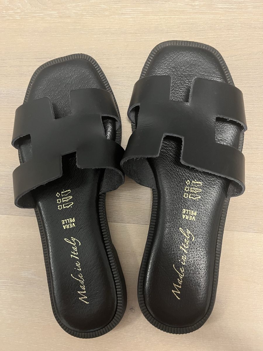 Scarpe da donna: Pantoletten aus Leder schwarz 37 neu – Nuovo (secondo la descrizione) da Birrwil venduto da vanyboo