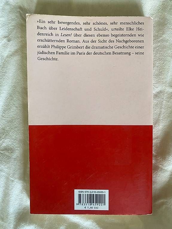 Bücher: Philippe Grimbert  Ein Geheimnis – Gebraucht aus Zürich von iri_cyr9 1