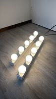 Schminktischspiegel mit 2 Spiegelleuchten