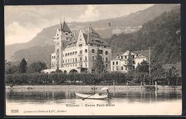 Vitznau, Neues Park-Hotel vom Wasser aus