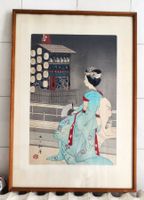 Estampe japonaise format ôban 35x50cm,