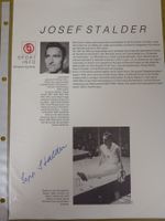Josef Stalder - Olympiasieger - 1991 verstorben