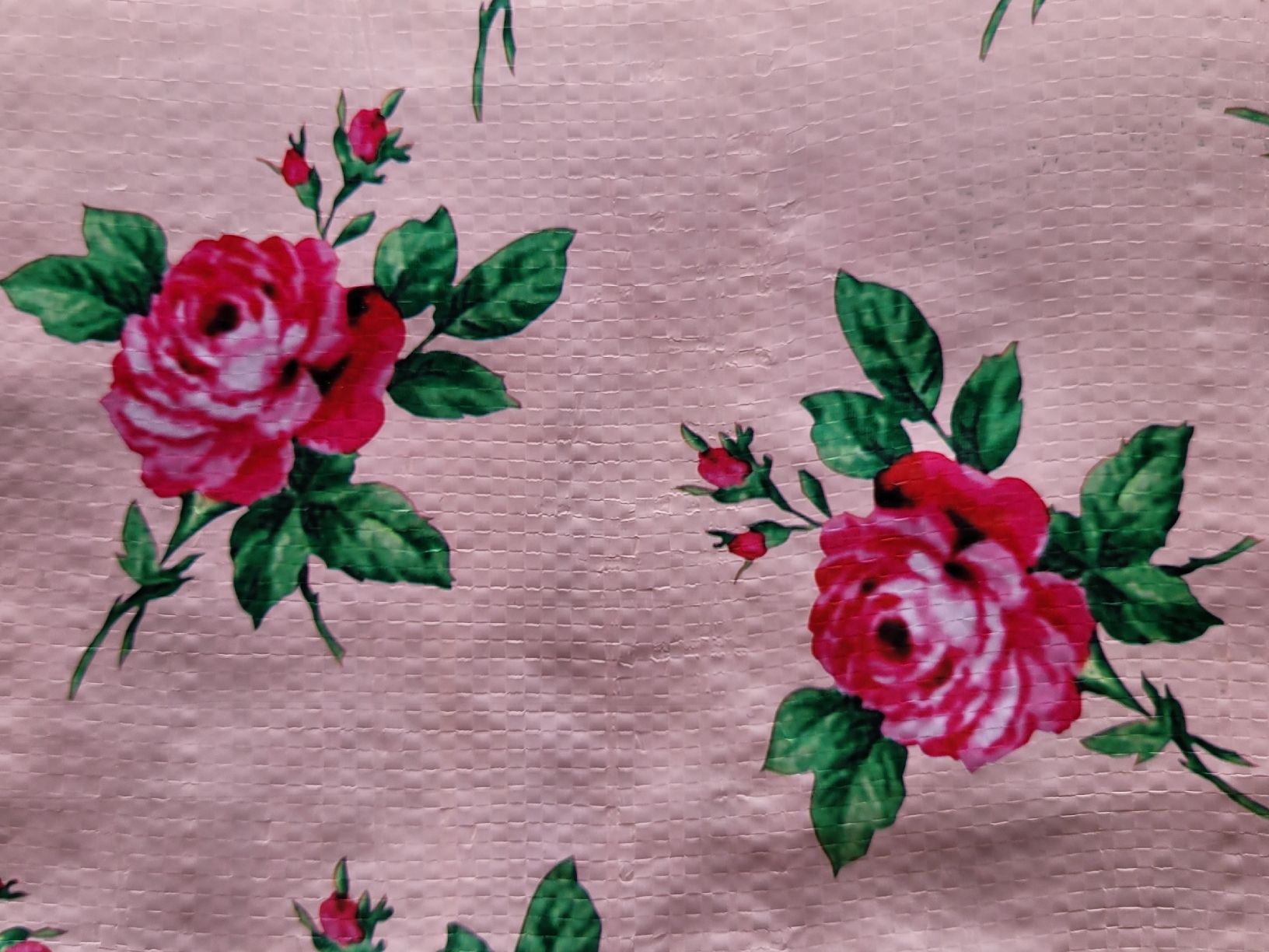 Borse da donna: Verspielte rosa Tasche, Einkaufstasche mit Rosenmuster. NEU – Nuovo (secondo la descrizione) da Zürich venduto da Engiadinabassa 5