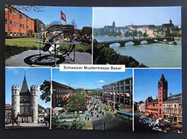 ANSICHTSKARTE SCHWEIZER MUSSTERMESSE BASEL