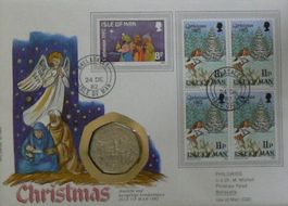 Numisbrief Weihnachten 1982 Münze