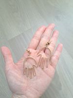 Statement Ohrringe Gold Hand