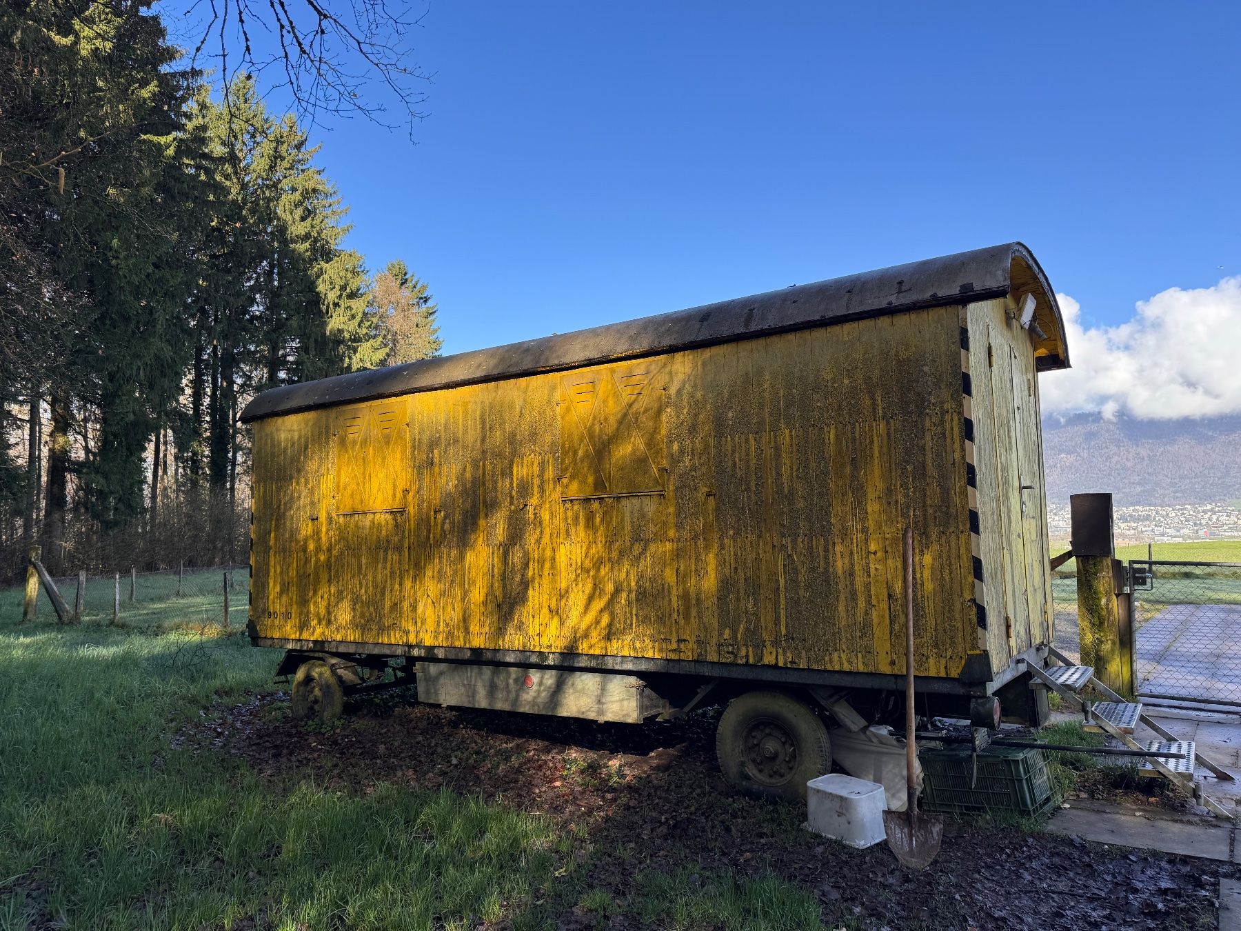 Niederberger Rimorchi: Niederberger-Baustellenwagen – Usato da Brügglen venduto da kad_k7k8