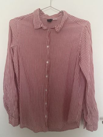 Rot Weisse Damen Bluse H&M Grösse 36 gestreift