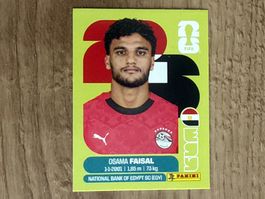 Panini FIFA WM 2026 Sticker Osama Faisal EGY 16