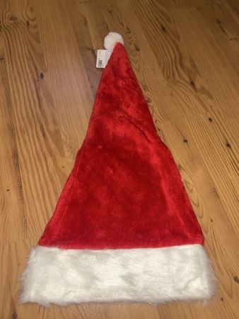 Samichlaus Mütze, rot aus Samt