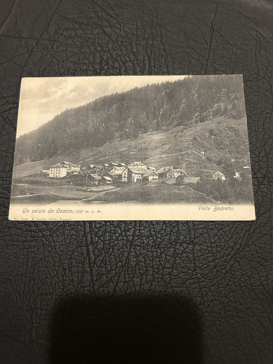 Cartoline postali: Un Saluto da Osasco 1908 – Usato da Breganzona venduto da Milesbo