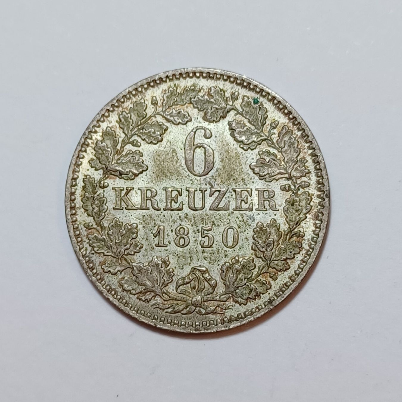 Tutti le monete: 6 Kreuzer 1850 Bayern vz – Usato da Pfäffikon ZH venduto da Welt_Muenzen
