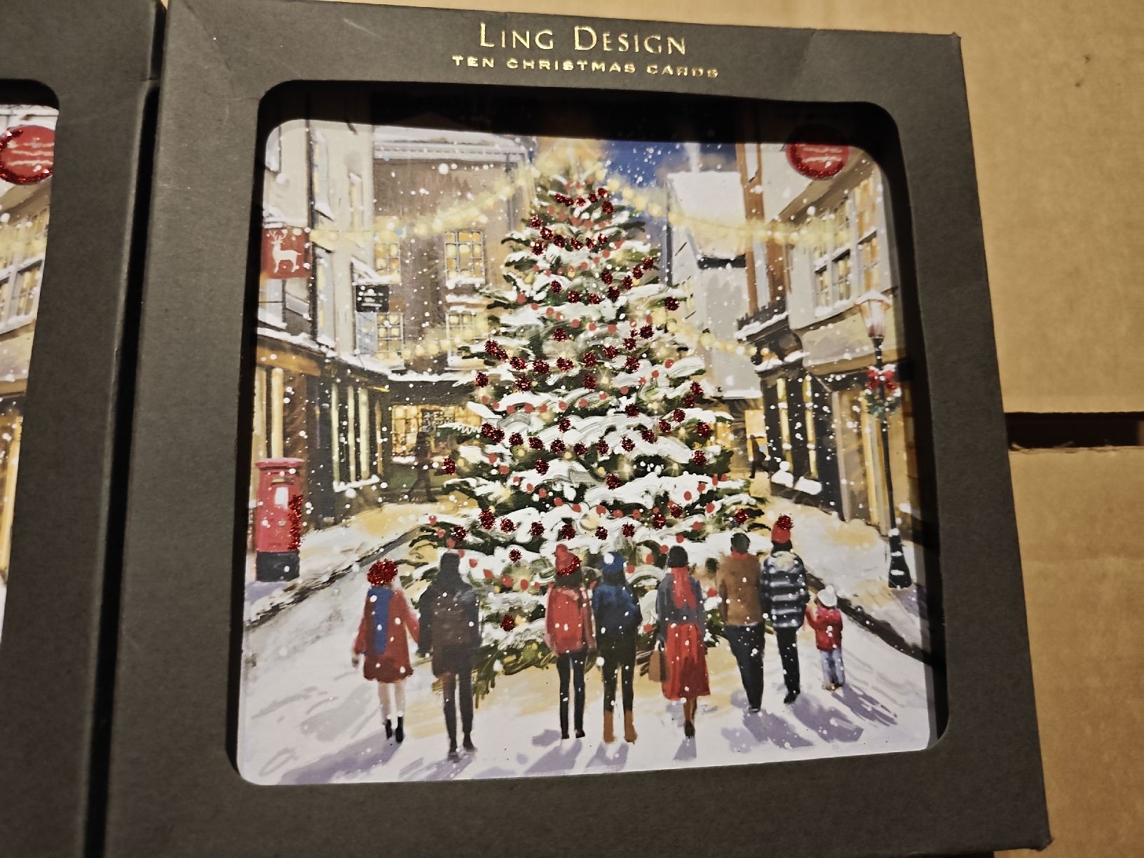 Cartoline: 3x Ling Design Weihnachtskarten K1 – Nuovo e nell'imballaggio originale da Bätterkinden venduto da Elefantenzoo 1