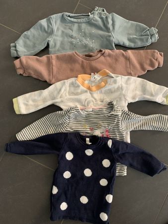 Baby Pullover 68 (5 Stk.) für Frühling/Sommer-Look!