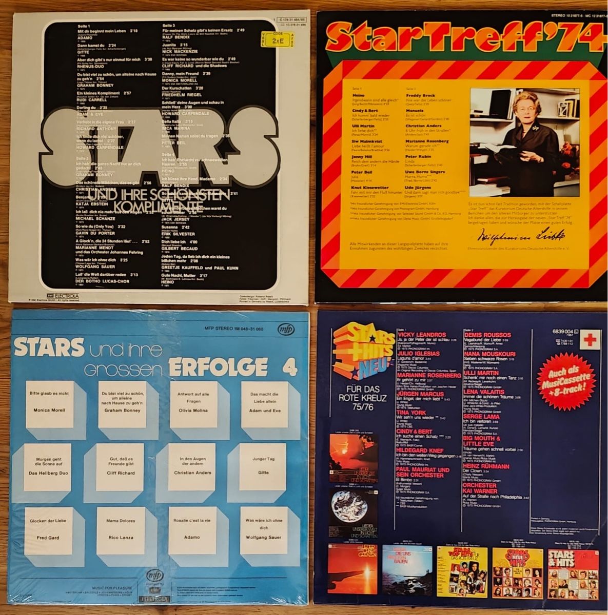 Dischi in vinile: 4 LP's Stars und ihre schönsten Komplimente – Usato da Liestal venduto da Hostettler87 1