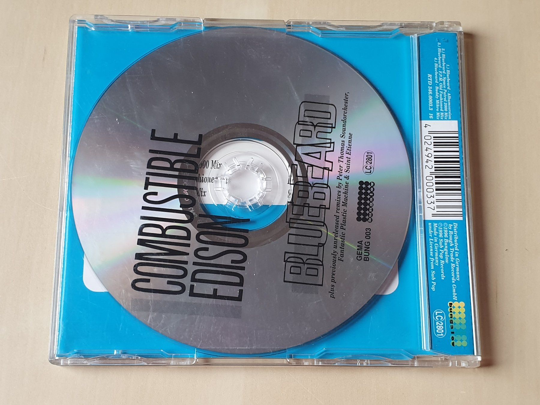 CDs: Combustible Edison Bluebeard – Gebraucht aus Stansstad von collectorsshop 1