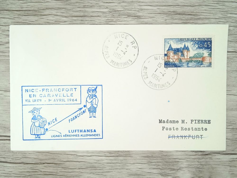 TR75 Enveloppe + Timbre France 1964 Theme Aviation (Gebraucht) in ...