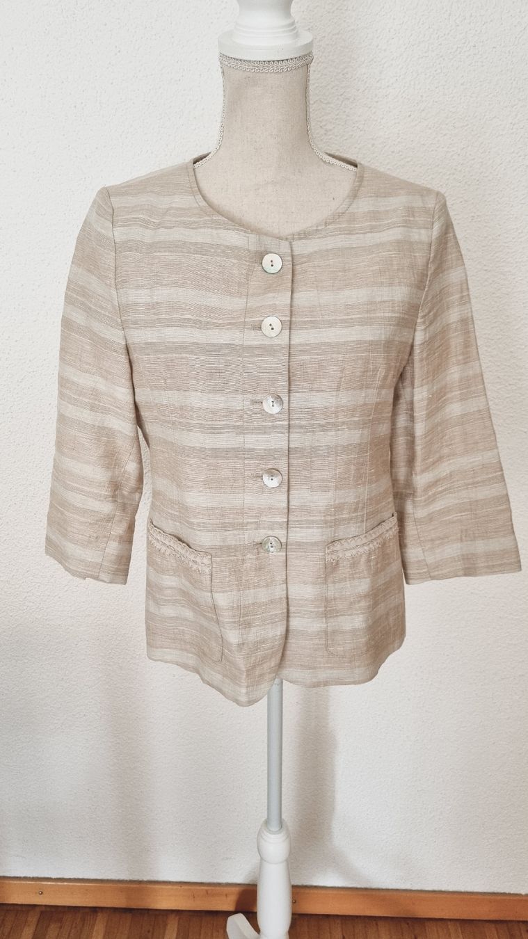 Jacken: Exklusiver Sommer-Blazer von "Andrè Maurice" Gr. 38 – Gebraucht aus Schneisingen von backstore24