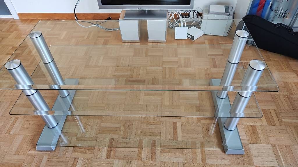 Mobili TV: Fernsehtisch /TV Möbel mit Glas  – Usato da Münchenbuchsee venduto da Marl2010