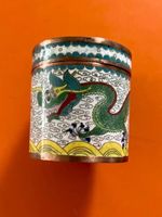 Magnifique paire de Boîtes en émaux cloisonnés very rare' 🎁
