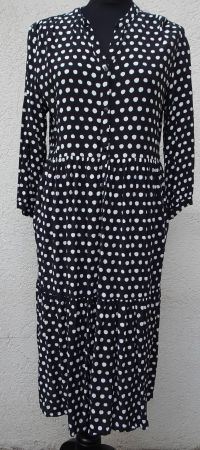 Darling Harbour Kleid Punkte gepunktet schwarz weiss Gr 40