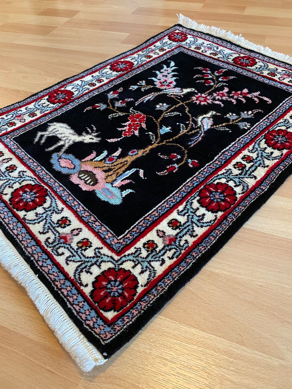 Tappeti: Seidenteppich Kashmir 65x45 - Neue – Usato da Zürich venduto da Simodo 3