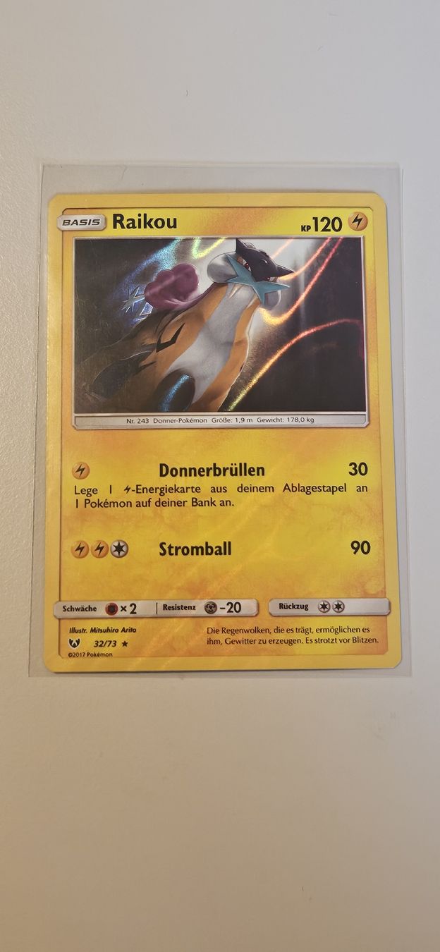 Pokémon Sammelbilder & Trading cards: Raikou 32/73 2017 DE – Gebraucht aus Belp von Ginus85