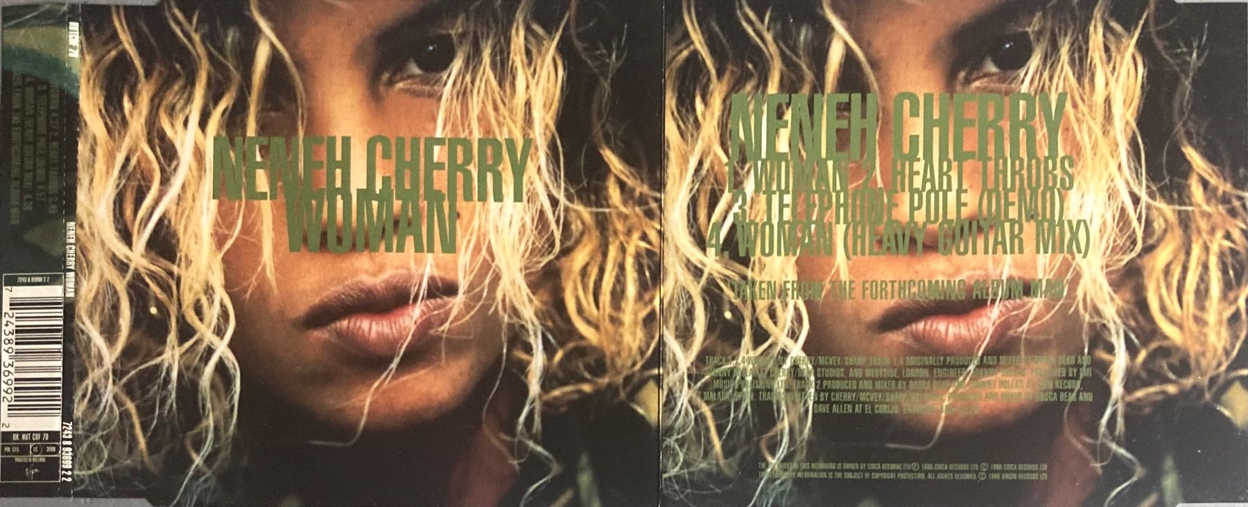 CD: NENEH CHERRY - WOMAN – Usato da Poliez-Pittet venduto da Newtown-Records