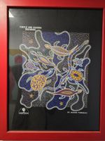 Aboriginal Dot Painting Maxine Fumagalli Gr. 79/63 cm