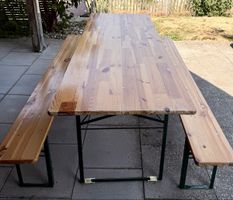 Festbankgarnitur inkl. neuen Sitzpolstern