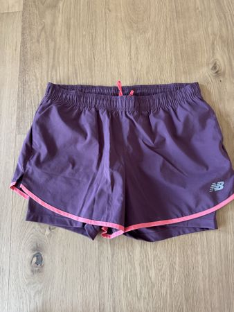 New Balance Essentials 2-in1 Short lila Grösse L