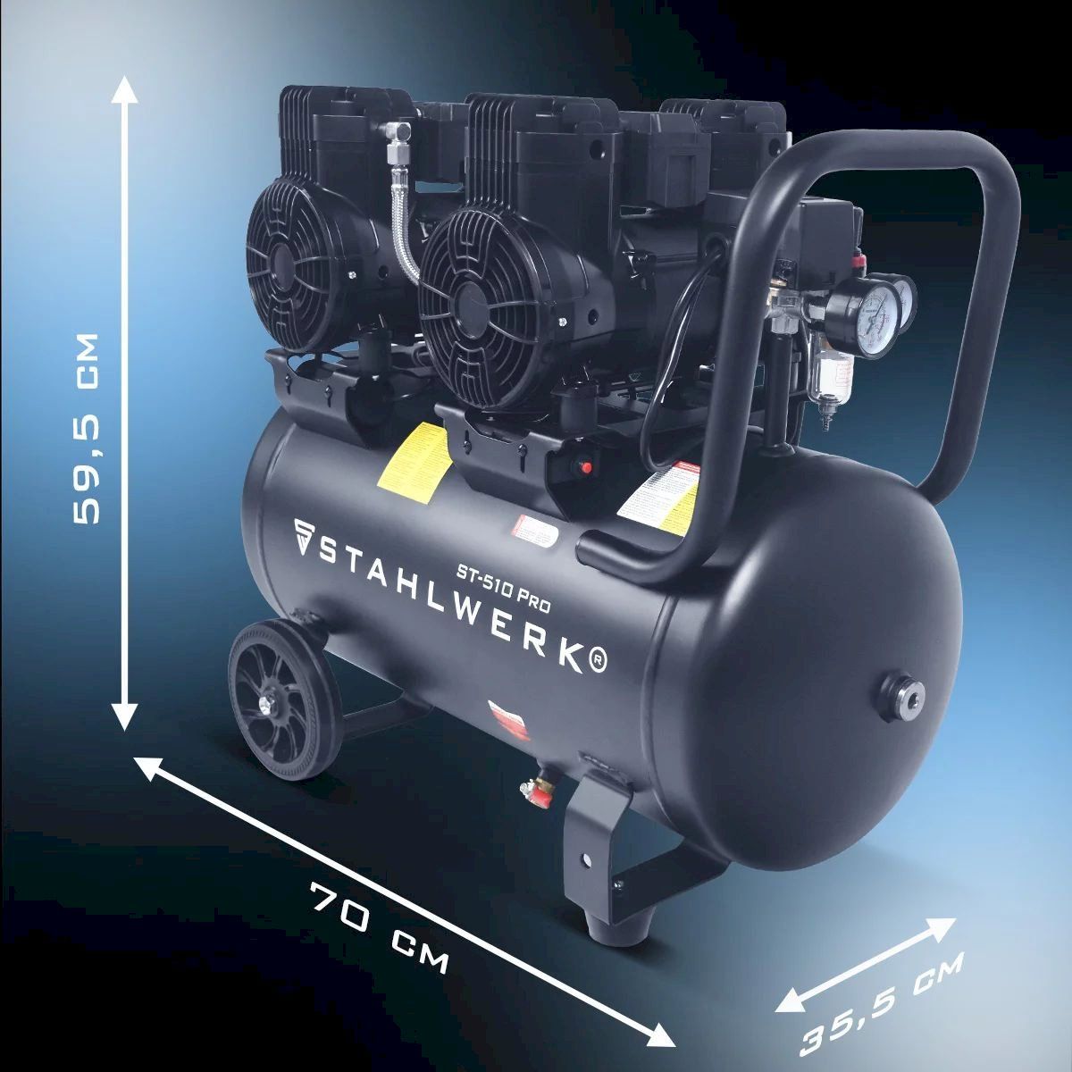 Compressori: STAHLWERK ST-510 Pro Kompressor 10bar – Nuovo e nell'imballaggio originale da Bottighofen venduto da zaap 5