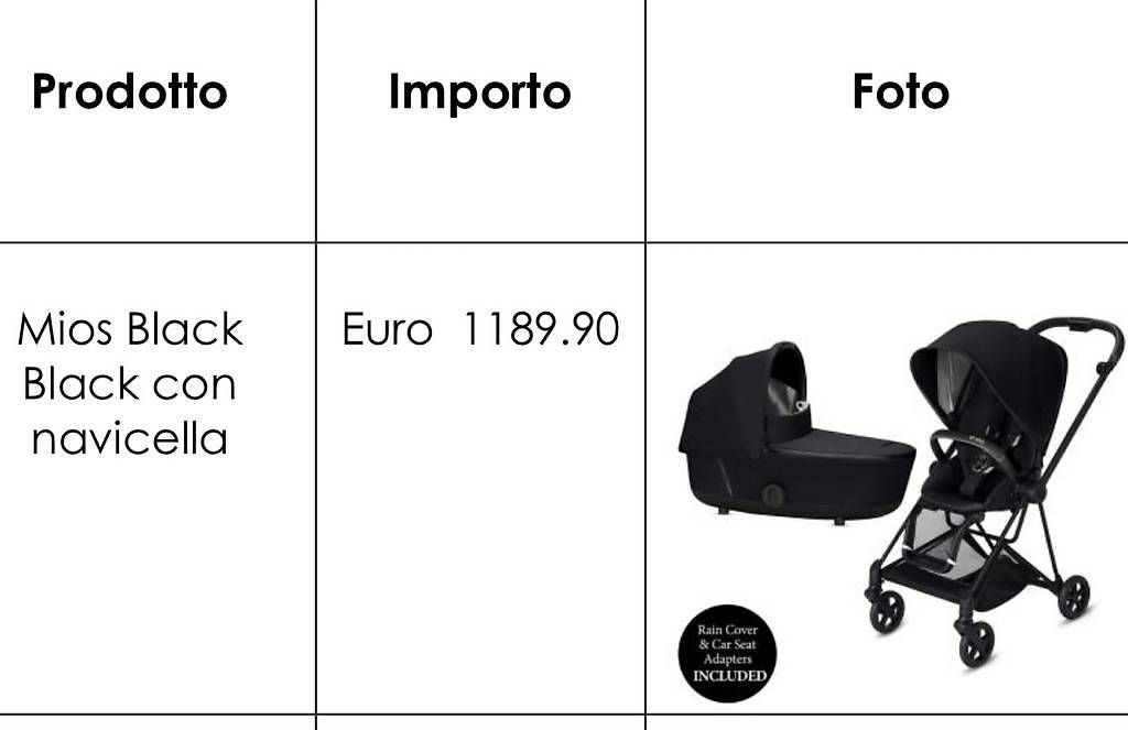 Carrozzine: Passeggino Mios Platinum Black  – Usato da Sorengo venduto da mar_2hyv 4