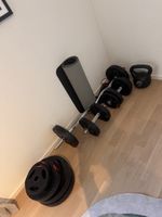 Hantelset mit Gewichten Matte und Kettlebell Gorillasports