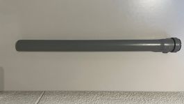 PVC Rohr Grau, DN 40, 55cm lang inkl. Deckel