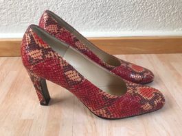 NEU: Charles Jourdan Pumps, Highheels, rot, Grösse 39