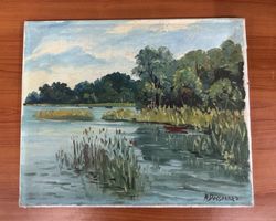 Tableau sur toile signé W.Dessonnaz