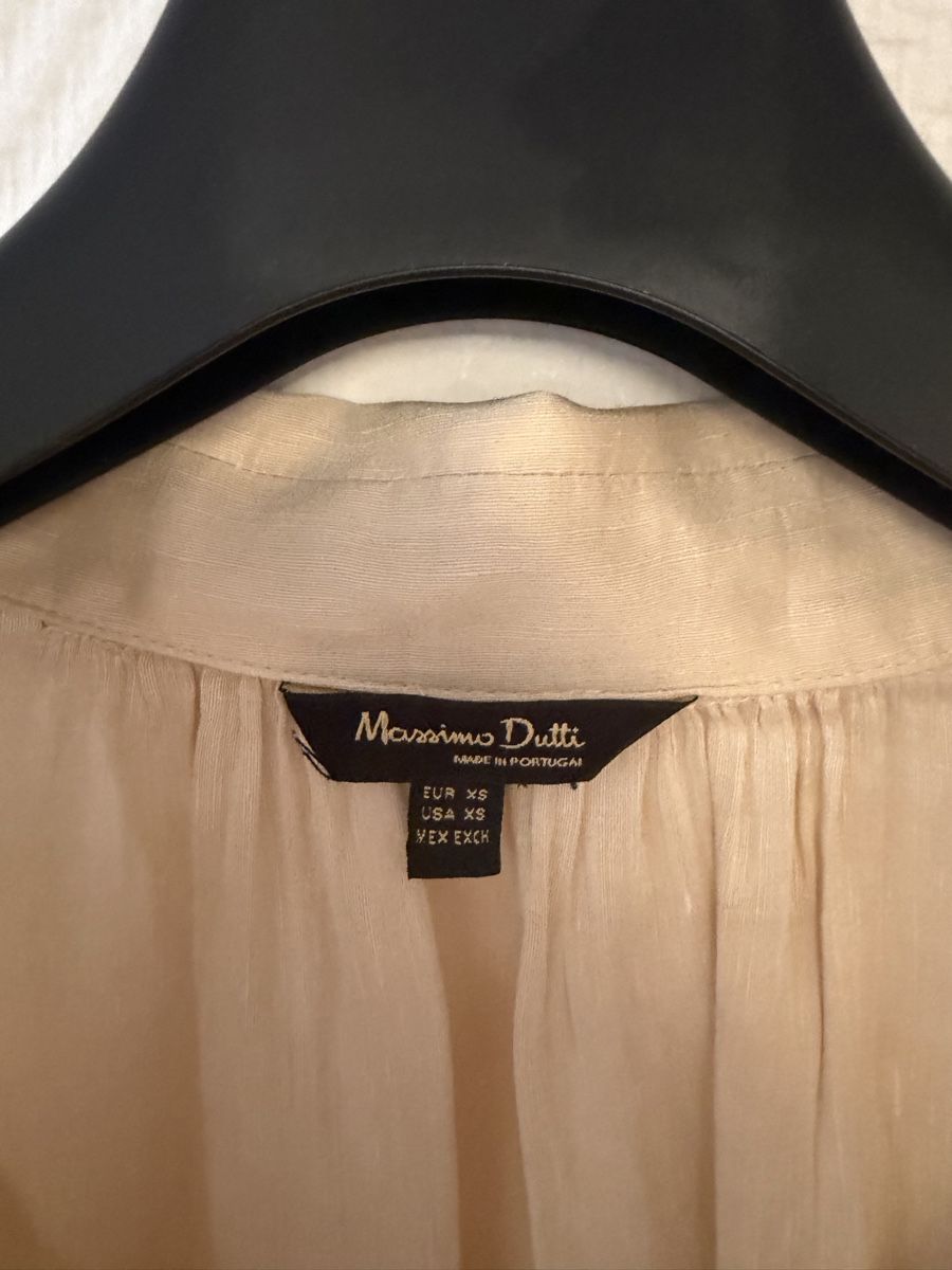 Massimo Dutti Robes: Massimo Dutti Kleid, Leinen/Seide – Neuf (Voir description) à Basel par ew1_rp7f 1