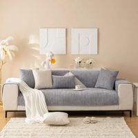 2 Stk. NEUE Sofa-Abdeckung Grau 110 x 160cm - 224104