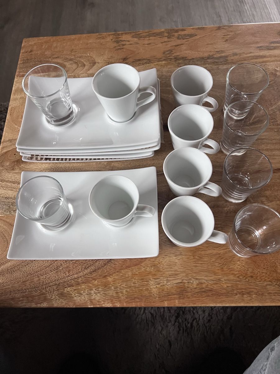 Tazze: Wunderschönes Moccatassen-Set mit Wassergläschen – Nuovo (secondo la descrizione) da Schwarzsee venduto da Uschi1965 1