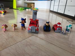 Paw Patrol Figuren und Fahrzeuge guter Zustand