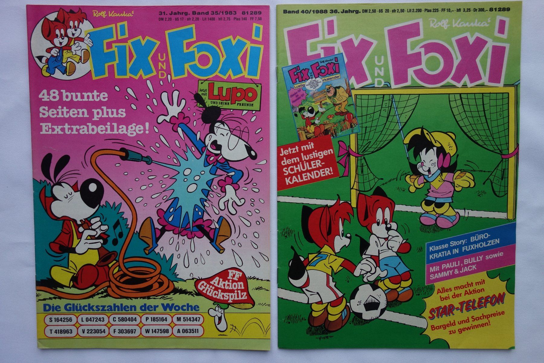 Fumetti: 2 Comic - Hefte Fix und Foxi - Gratis Versand ! – Usato da Luzern venduto da ron_35